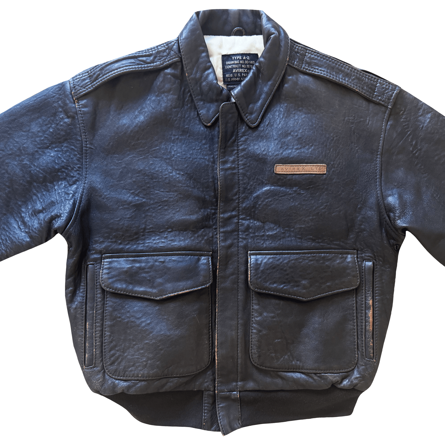 Avirex 'The K.O Kid' A2 Leather Flight Jacket - S / M