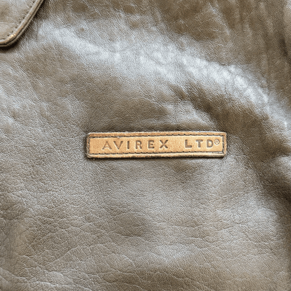 Avirex 'Pride of The Yanks' 90's A2 Leather Flight Jacket - S