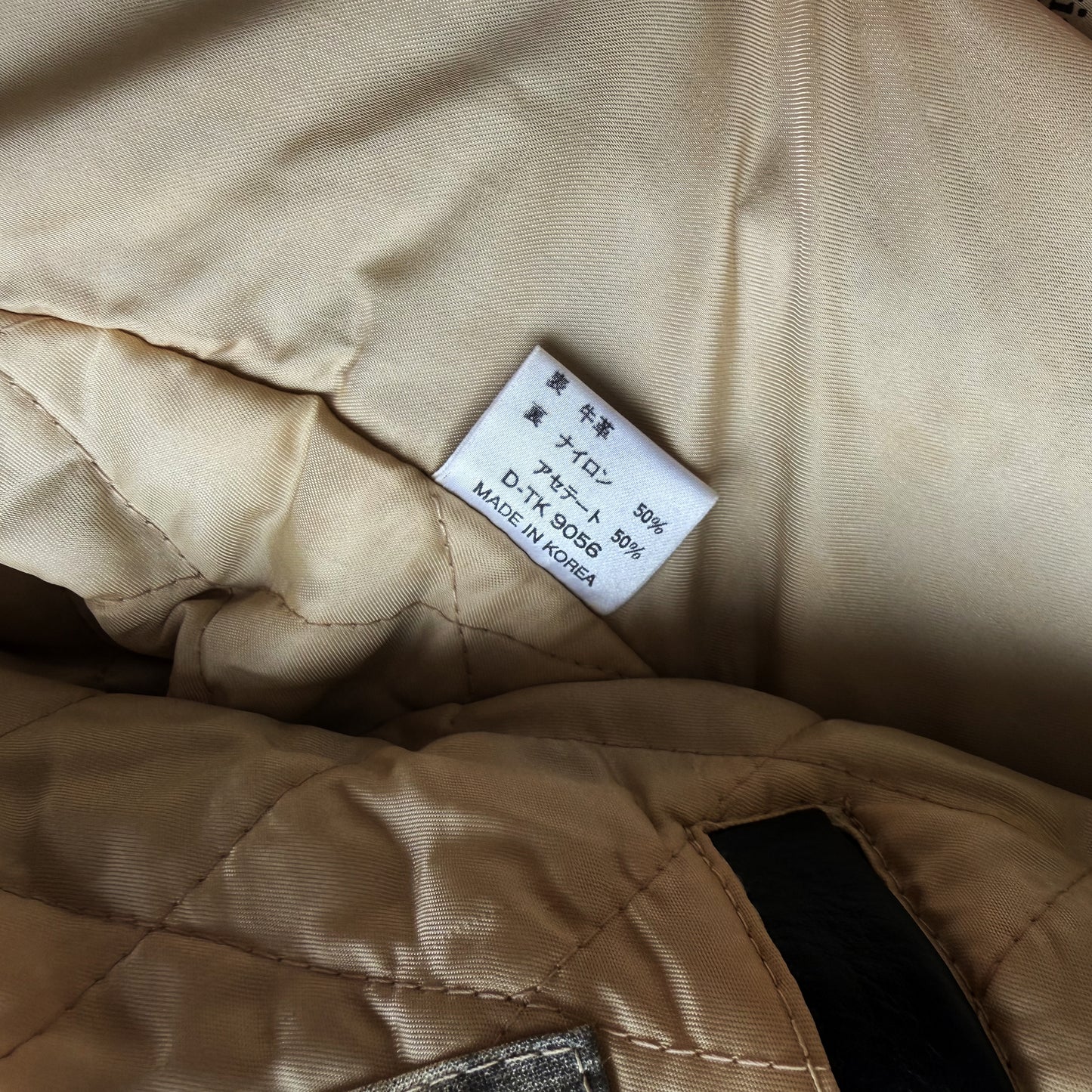 Avirex 'Jet City' Leather Biker Jacket - S/M