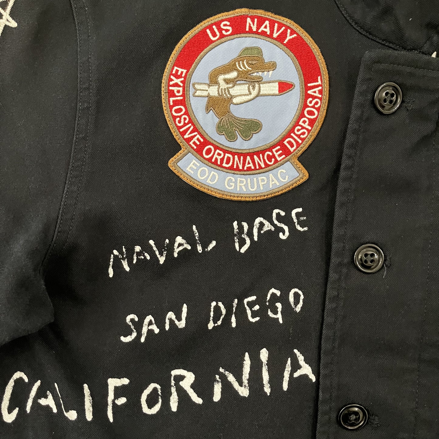 Avirex US Navy Seals Military Field Jacket - M