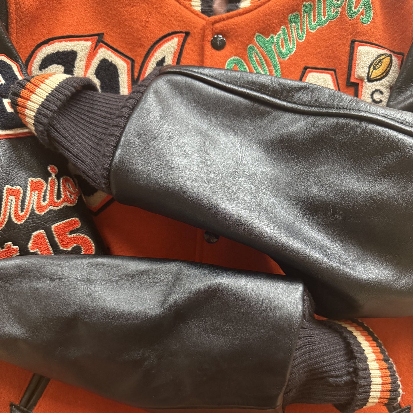 Style Eyes 'Warriors' Varsity Jacket - L