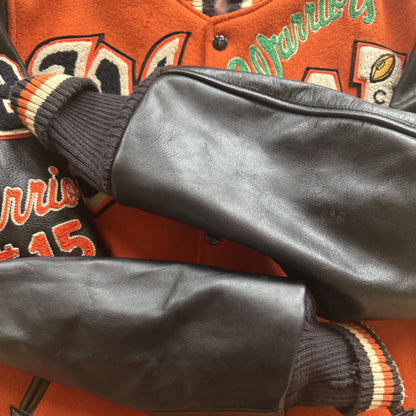Style Eyes 'Warriors' Varsity Jacket - L