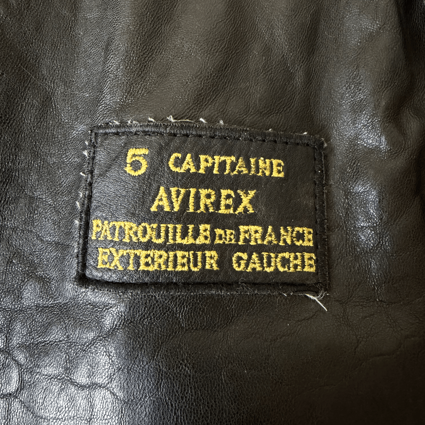 Avirex 1988 'Patrouille de France' A2 Leather Flight Jacket - S / M