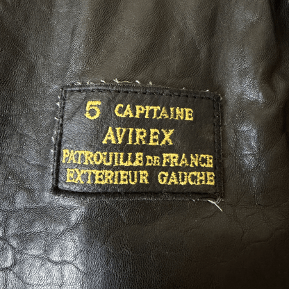Avirex 1988 'Patrouille de France' A2 Leather Flight Jacket - S / M