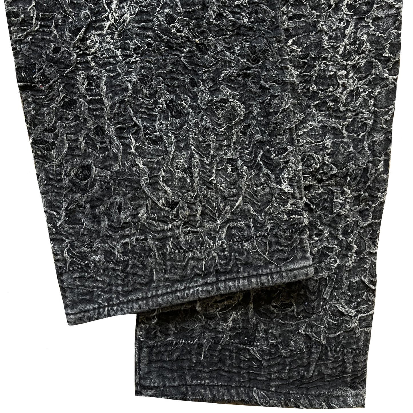 Boro Sashiko Distressed 501 Jeans - W36"
