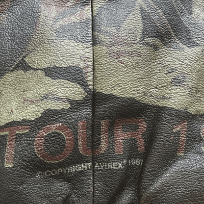 Avirex 1987 'Glen Miller's AAF Band' A2 Leather Flight Jacket - S / M