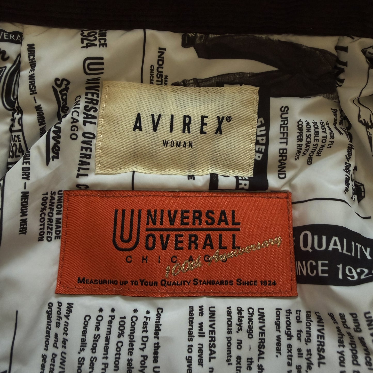 Avirex x Universal Overall Chicago Work Jacket - S