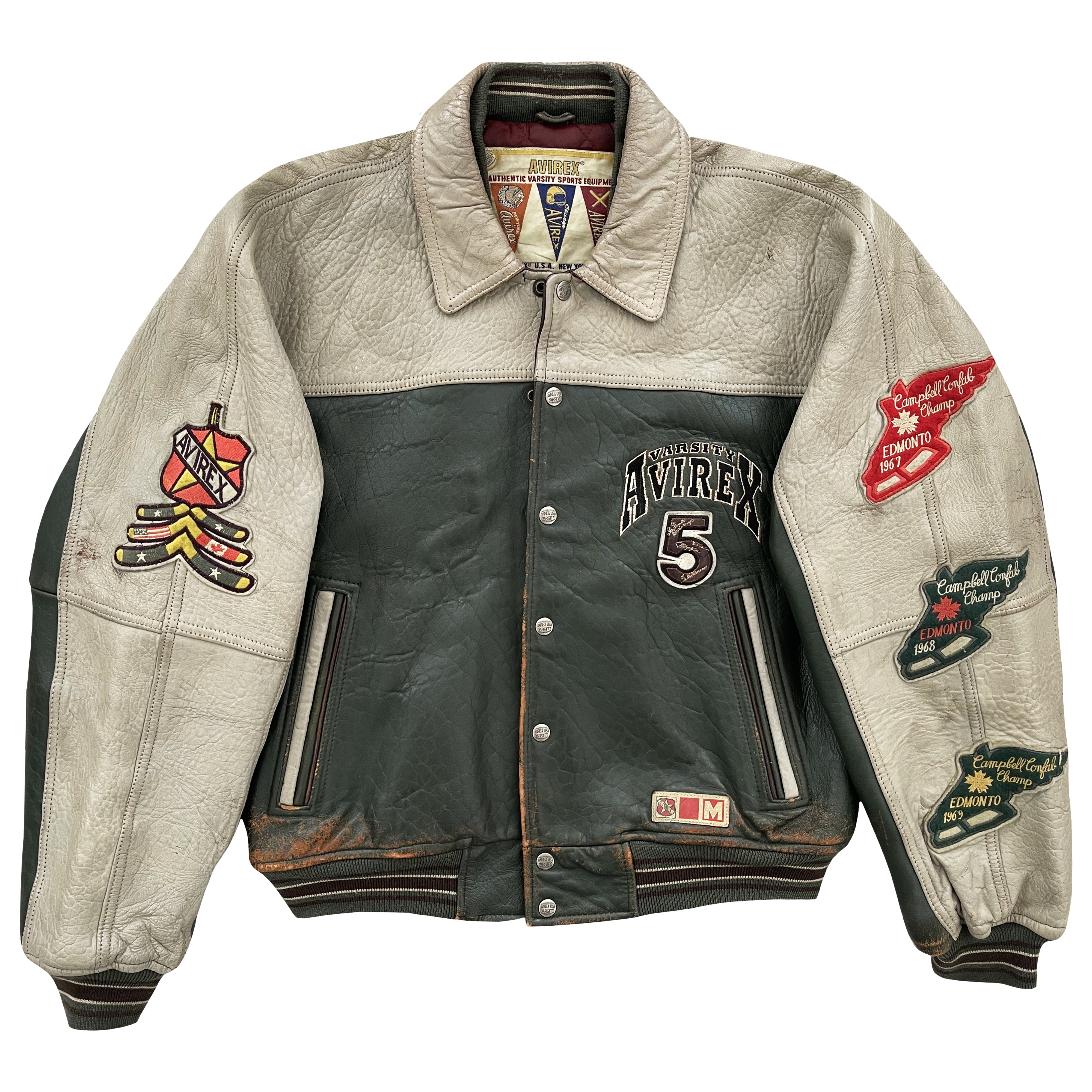 Vintage Avirex Leather Varsity Jacket – The Holy Grail
