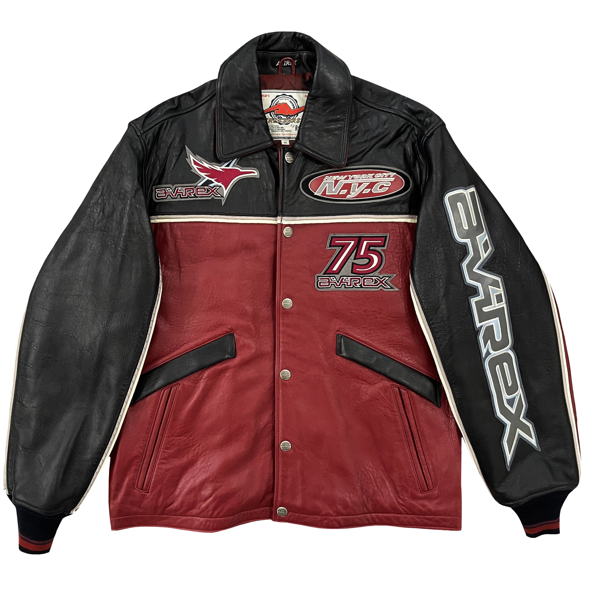 Avirex Leather Varsity Jacket