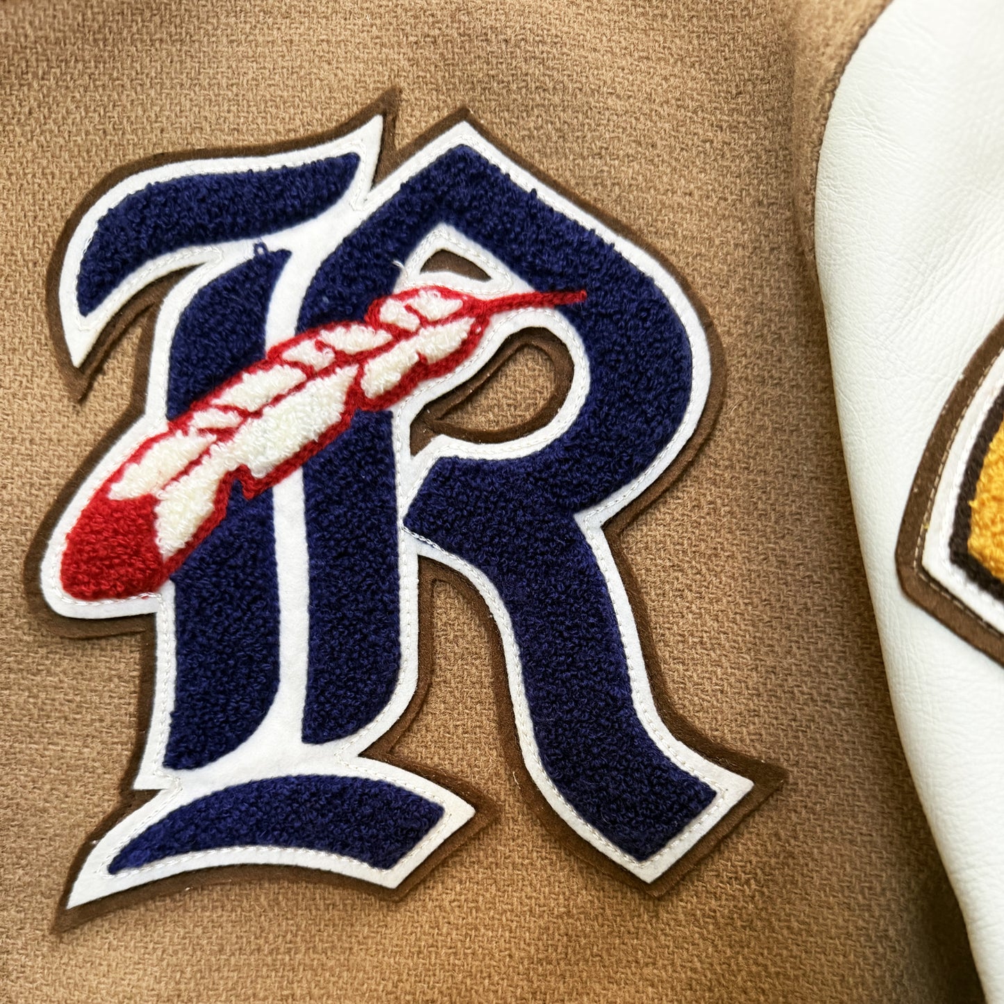 Whitesville 'Roswell Indians' Varsity Jacket - XL