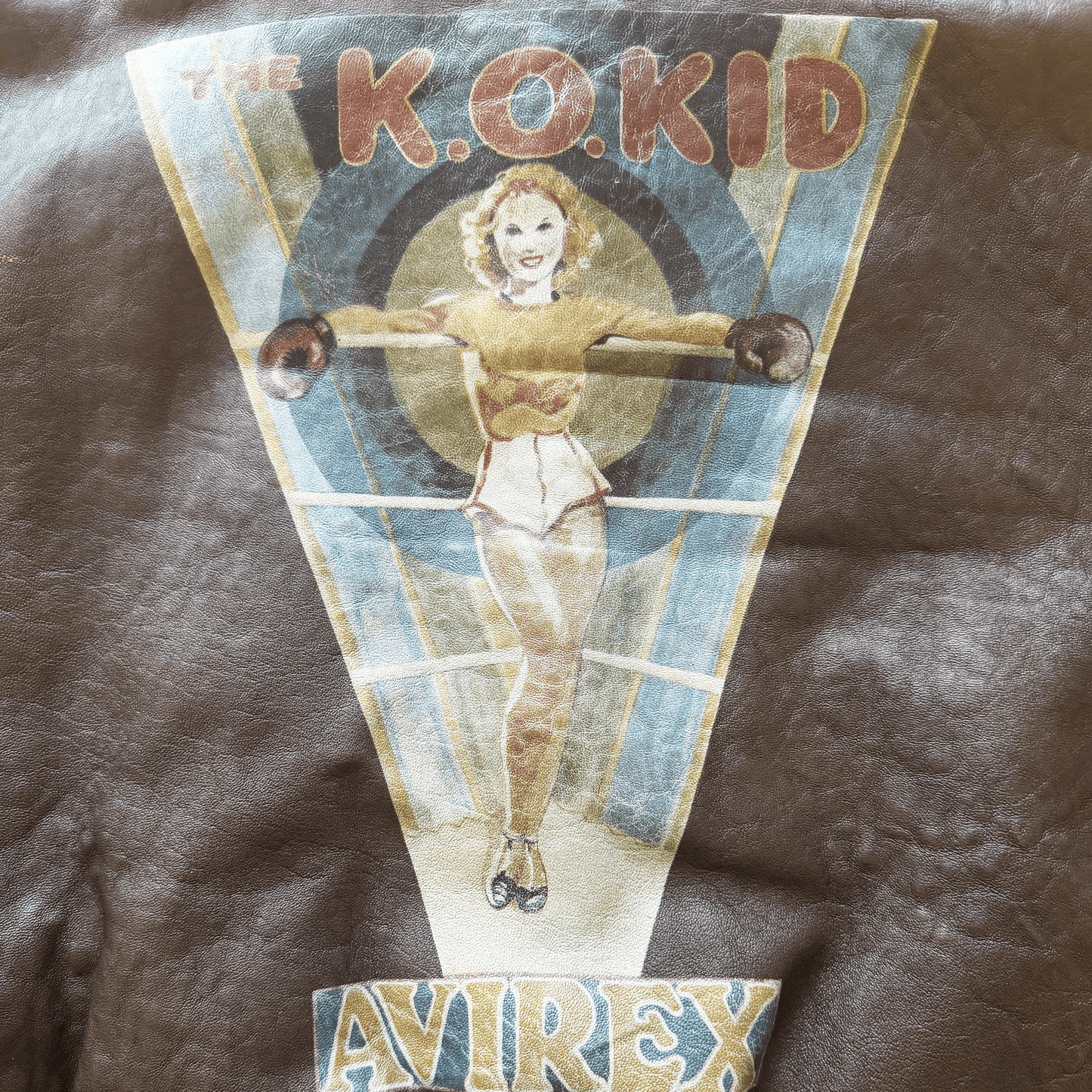 Avirex 'The K.O Kid' A2 Leather Flight Jacket - S / M