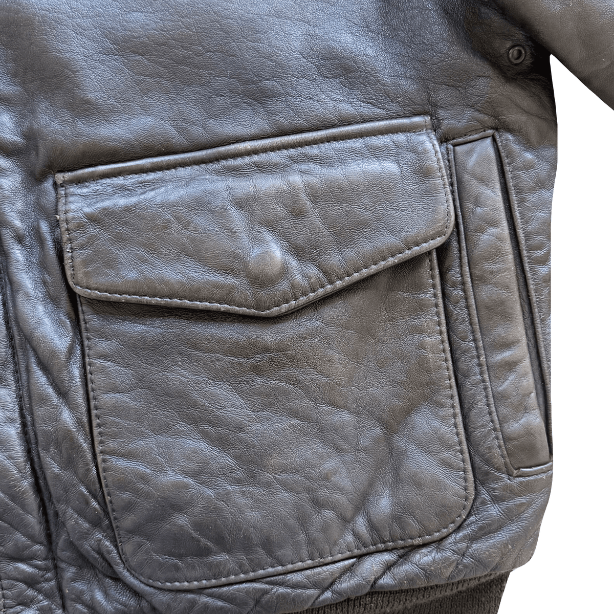 Avirex 'Pride of The Yanks' 90's A2 Leather Flight Jacket - S