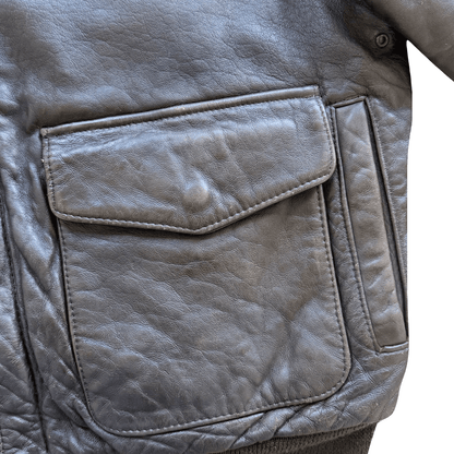 Avirex 'Pride of The Yanks' 90's A2 Leather Flight Jacket - S