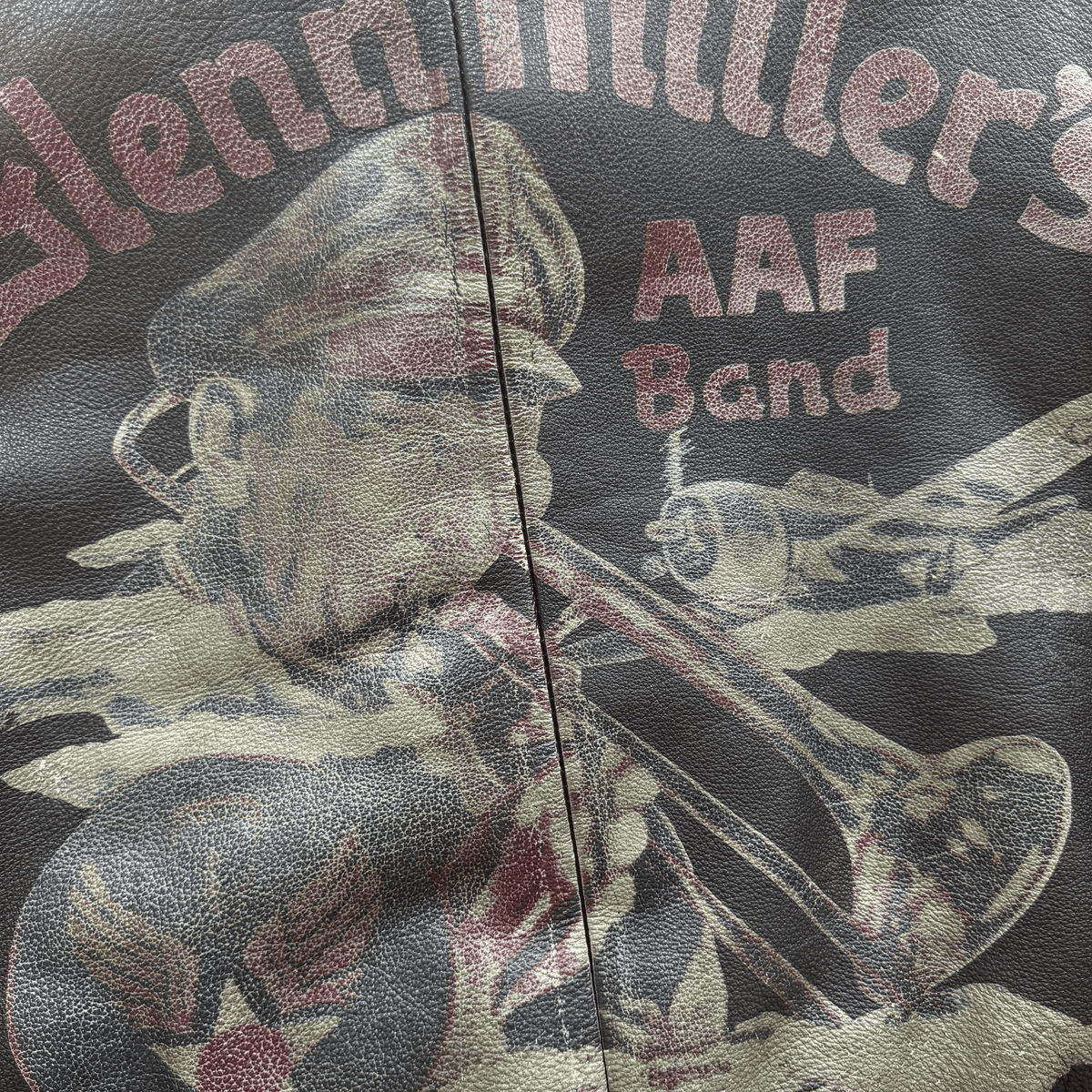 Avirex 1987 'Glen Miller's AAF Band' A2 Leather Flight Jacket - S / M