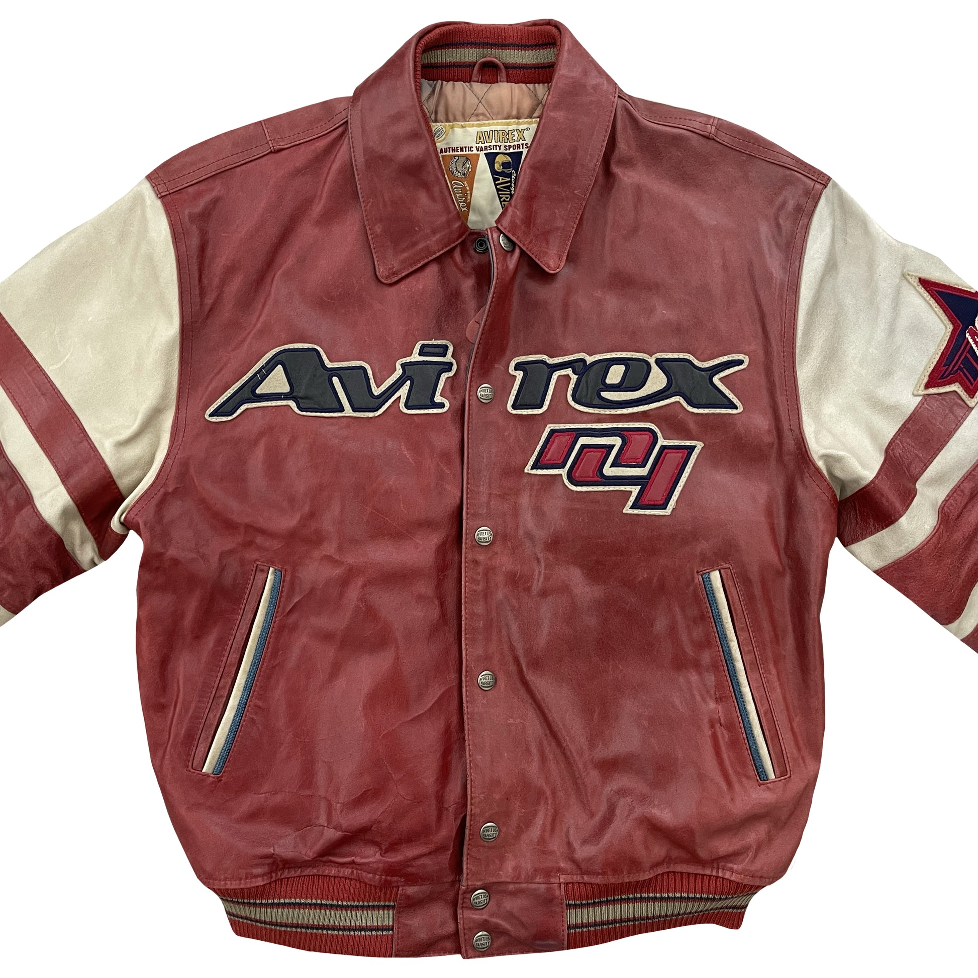 Avirex Leather Varsity Jacket