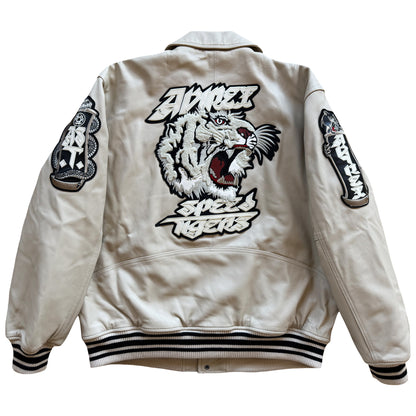 Avirex 'Speed Tigers' Leather Varsity Jacket - XL