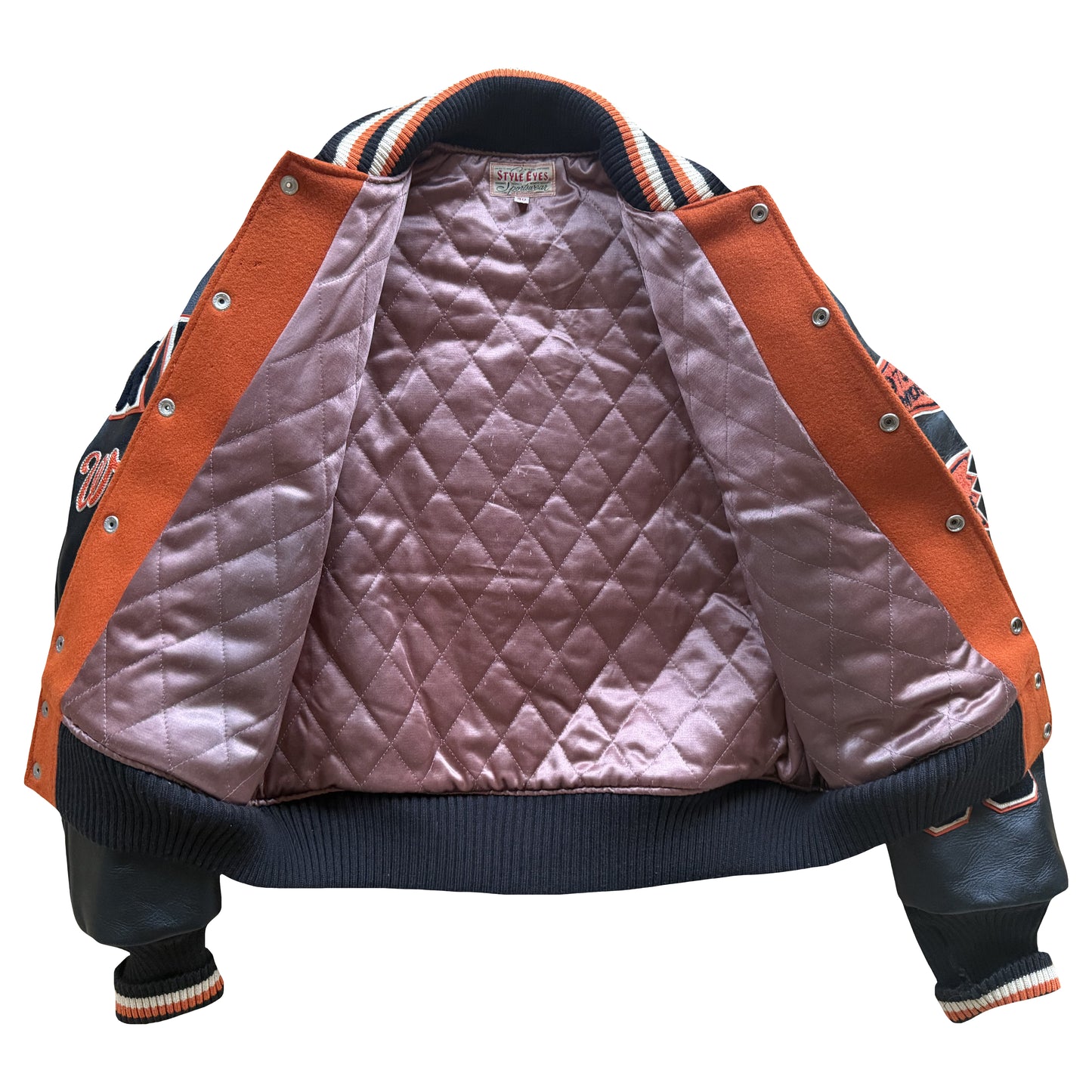 Style Eyes 'Warriors' Varsity Jacket - L