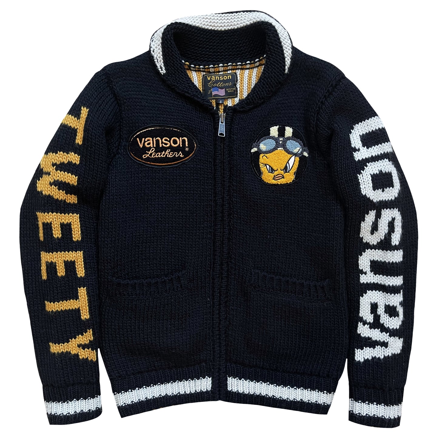 Vanson Leathers Tweety Cowichan Jacket - S