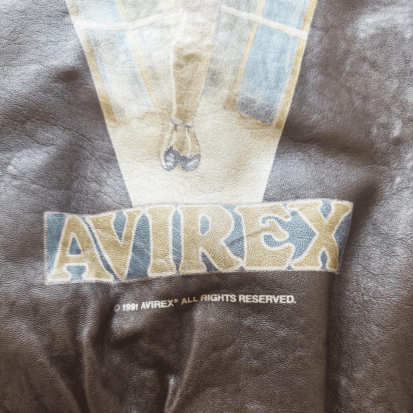 Avirex 'The K.O Kid' A2 Leather Flight Jacket - S / M