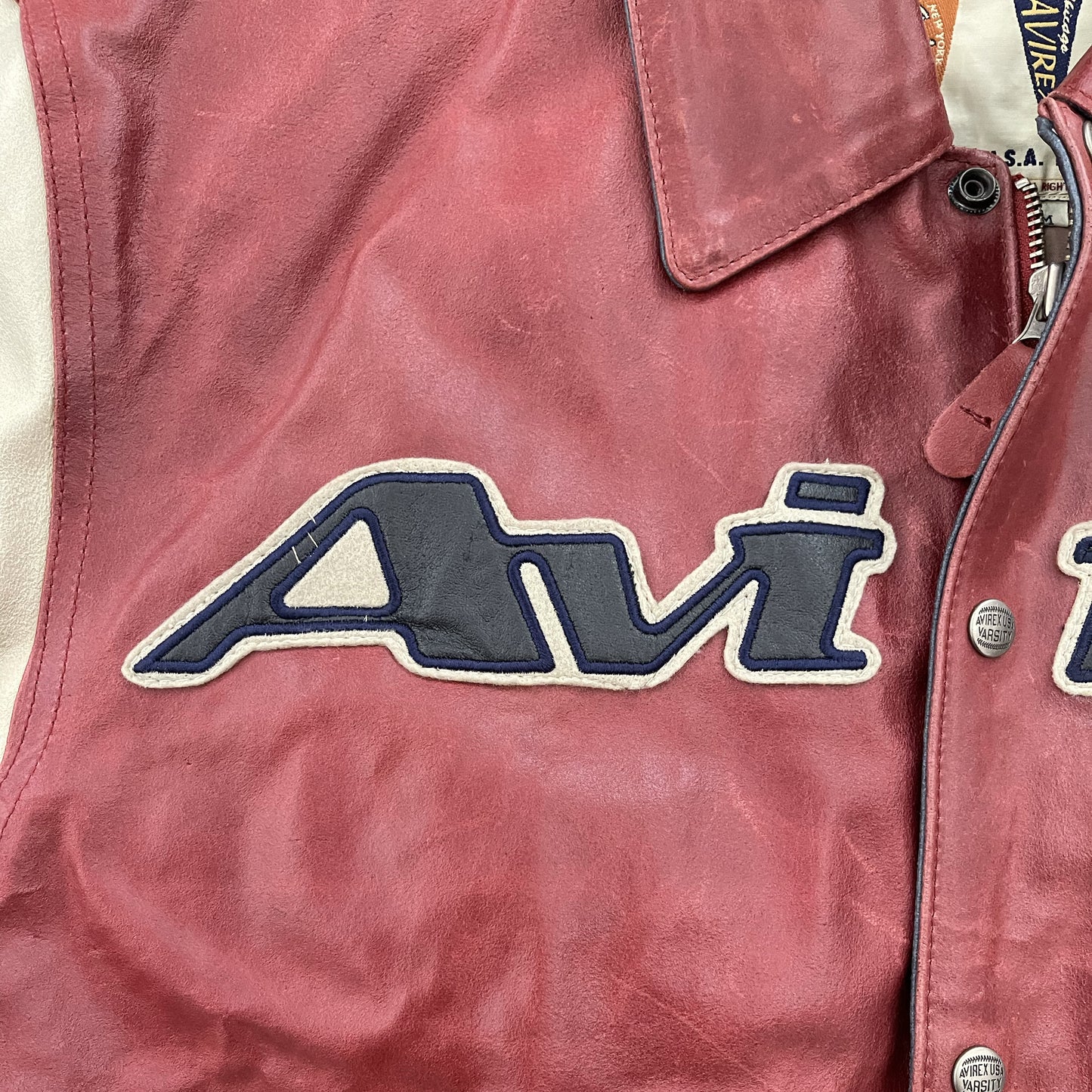 Avirex Leather Varsity Jacket