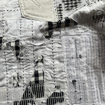 Boro Patchwork Distressed Jeans - W32"