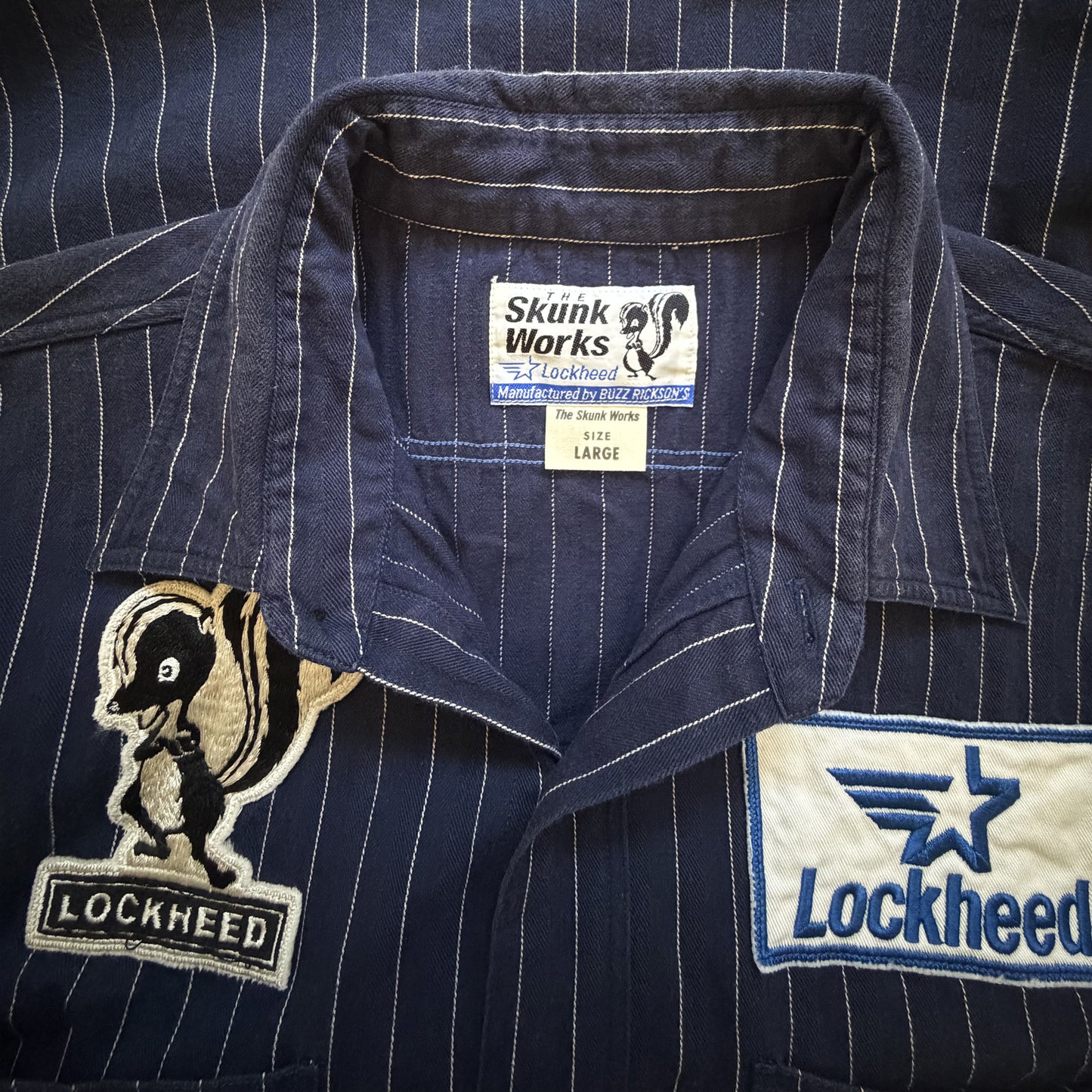 Lockheed Martin x Buzz Rickson Engineer Work Shirt - M