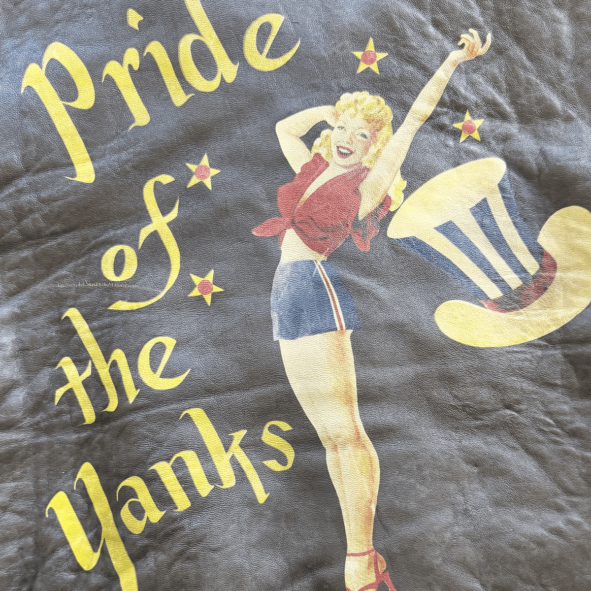 Avirex 'Pride of The Yanks' 90's A2 Leather Flight Jacket - S