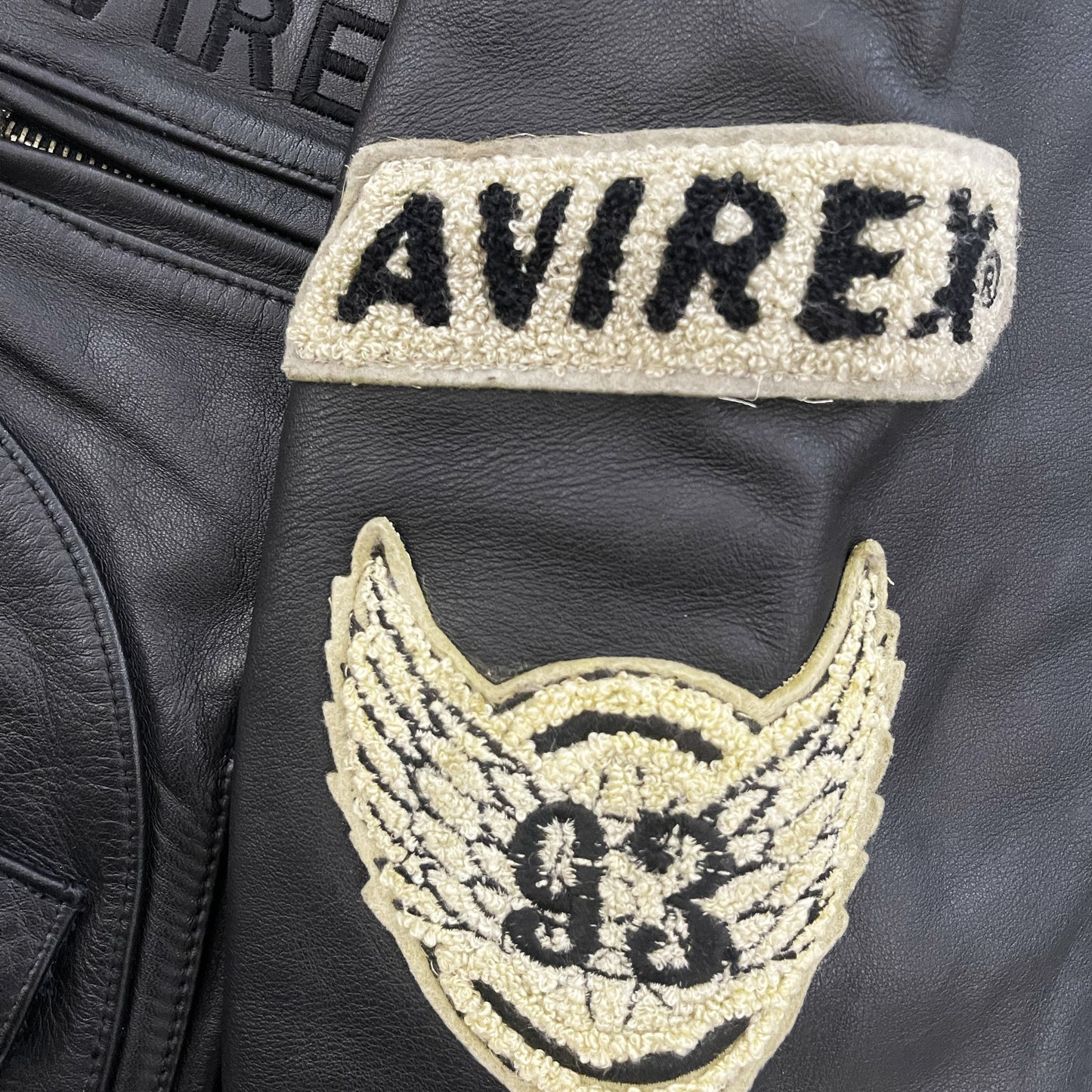 Avirex Leather Biker Jacket