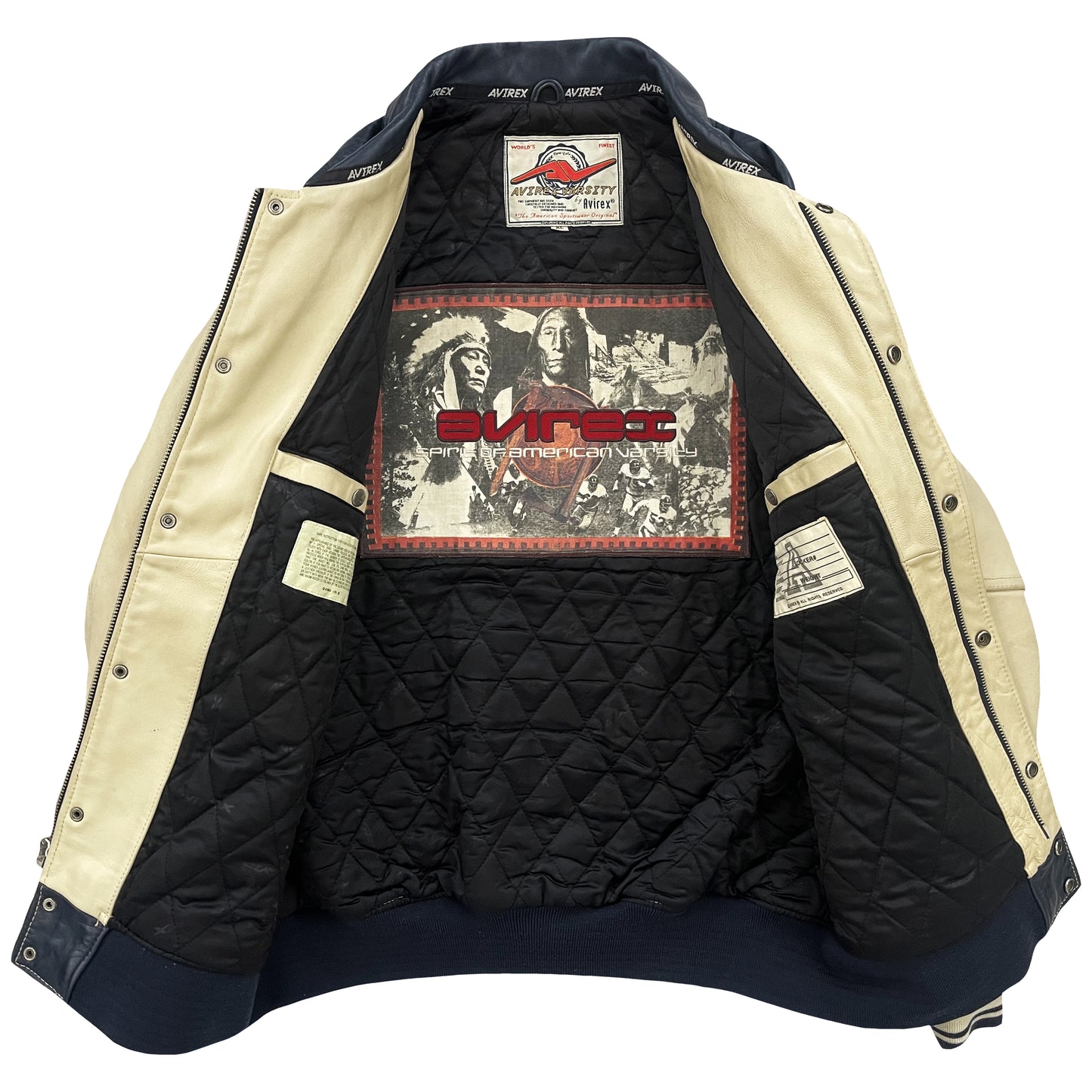 Avirex Leather Varsity Jacket