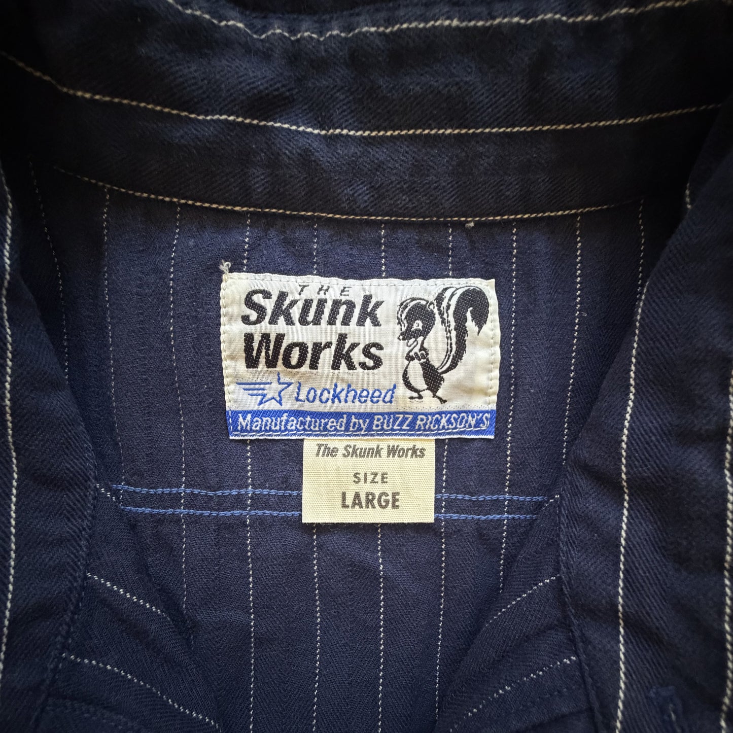 Lockheed Martin x Buzz Rickson Engineer Work Shirt - M