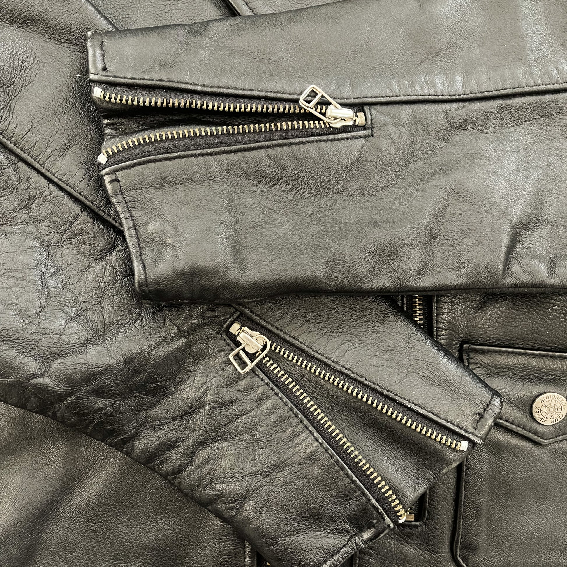 Avirex Leather Biker Jacket