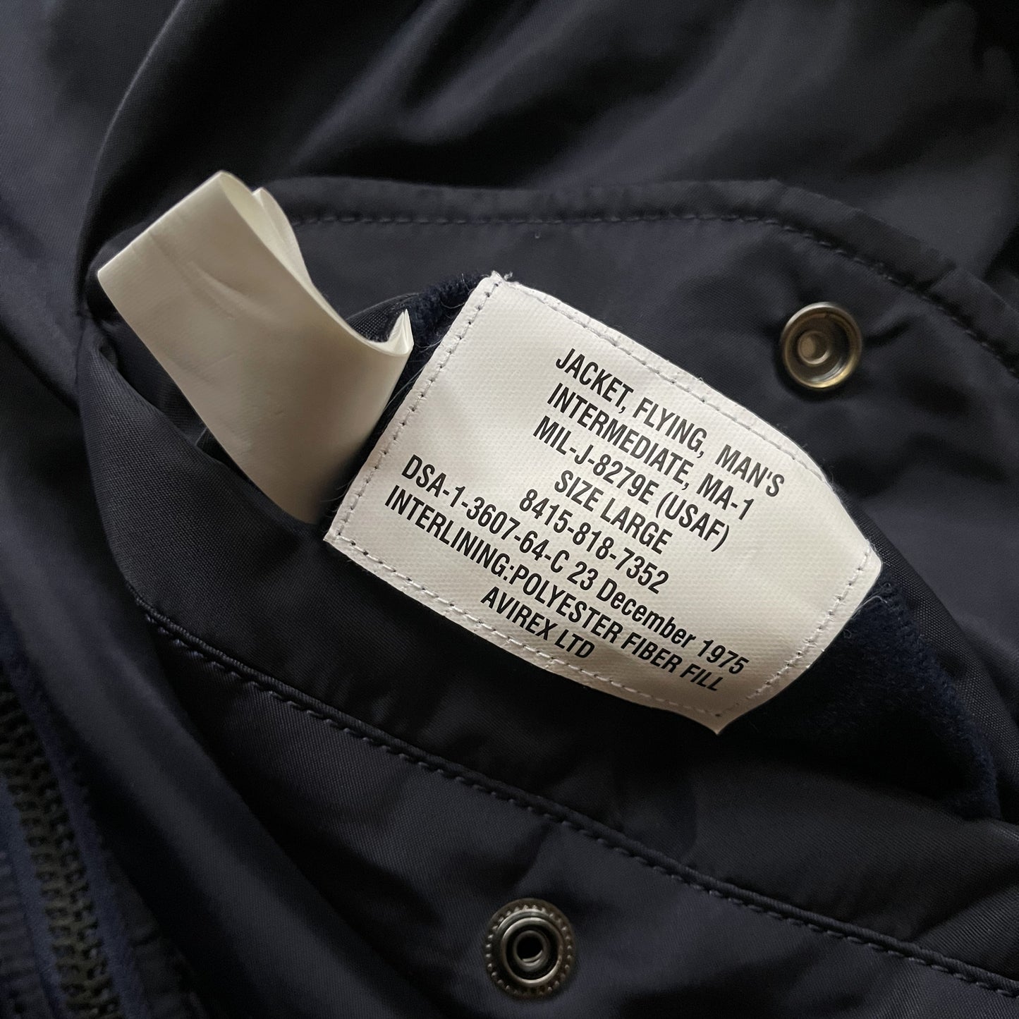 Avirex USA MA1 Bomber Jacket - M