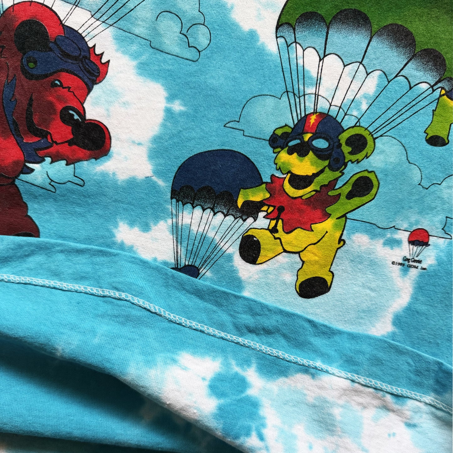 Grateful Dead Liquid Blue T-Shirt - XL