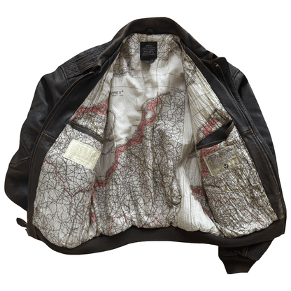 Avirex 1987 'Glen Miller's AAF Band' A2 Leather Flight Jacket - S / M