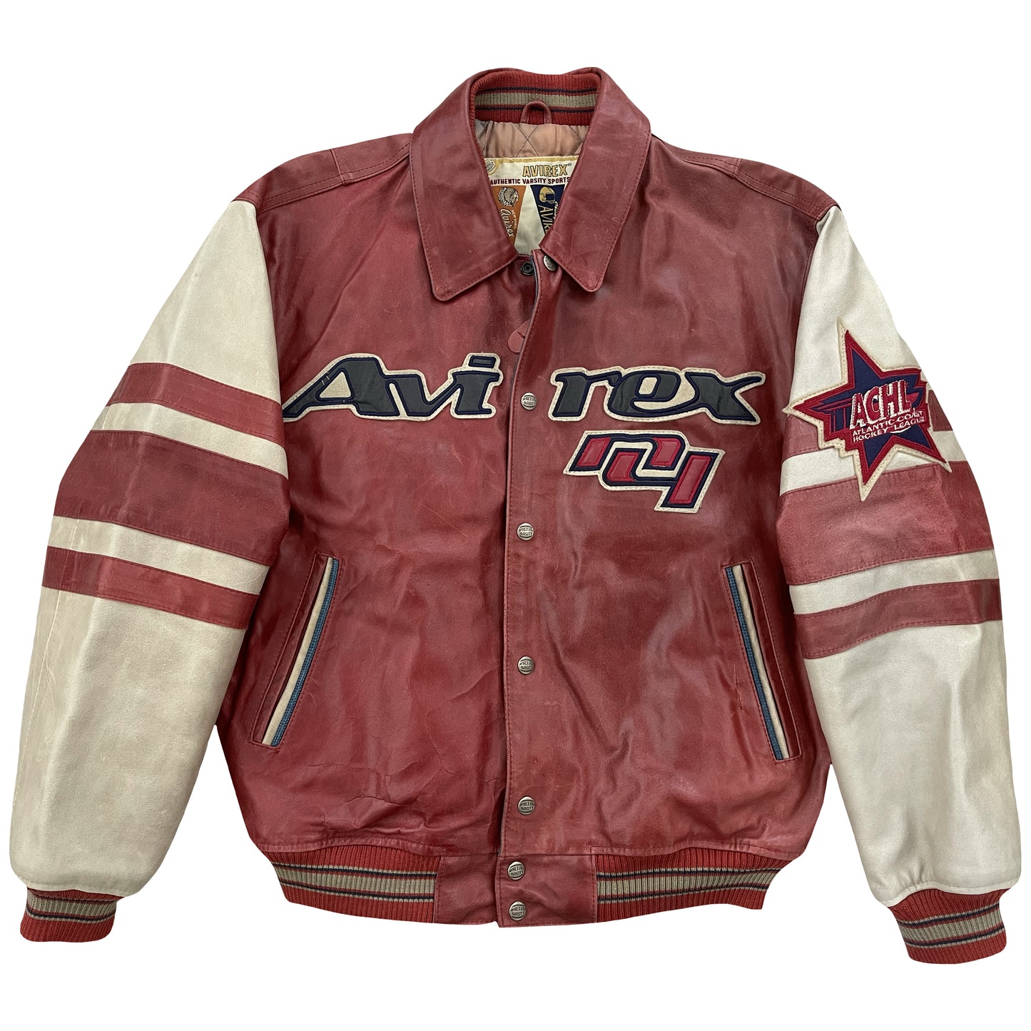 Avirex Leather Varsity Jacket