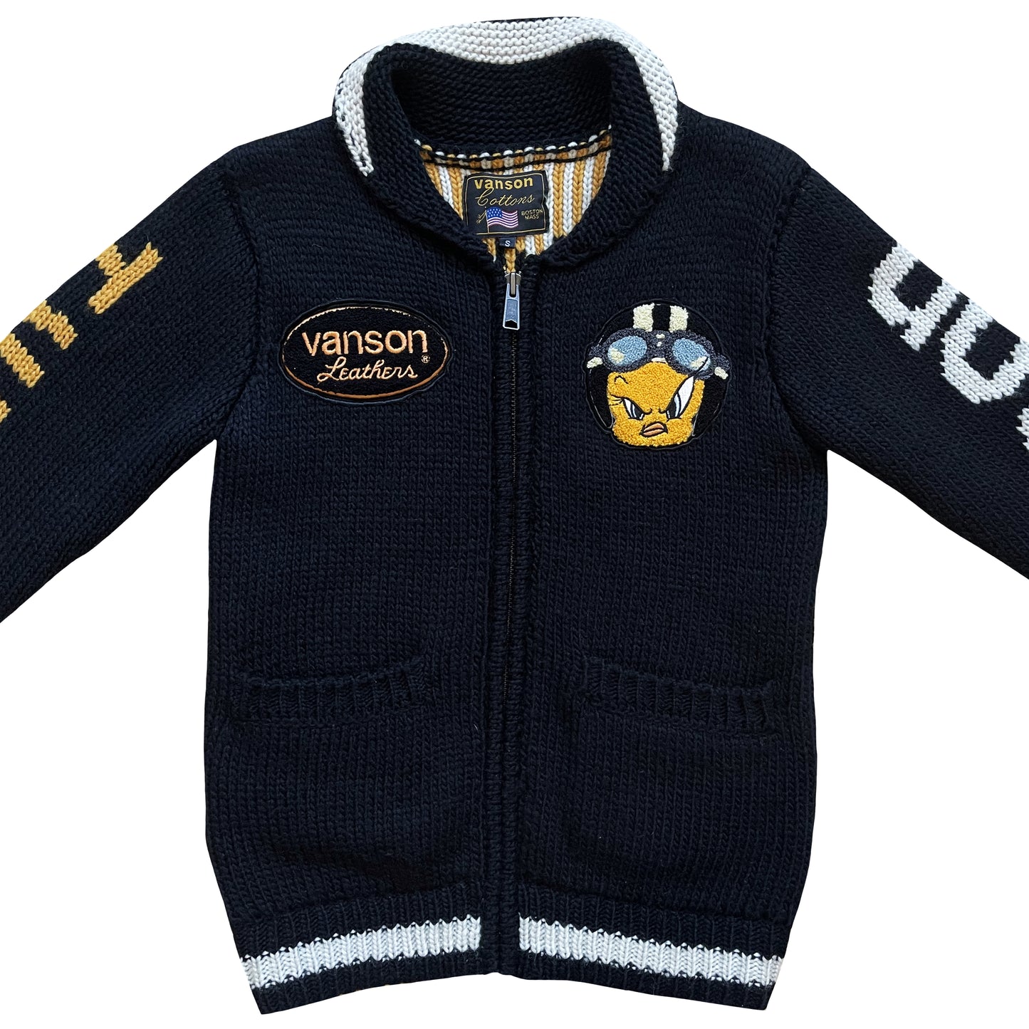 Vanson Leathers Tweety Cowichan Jacket - S