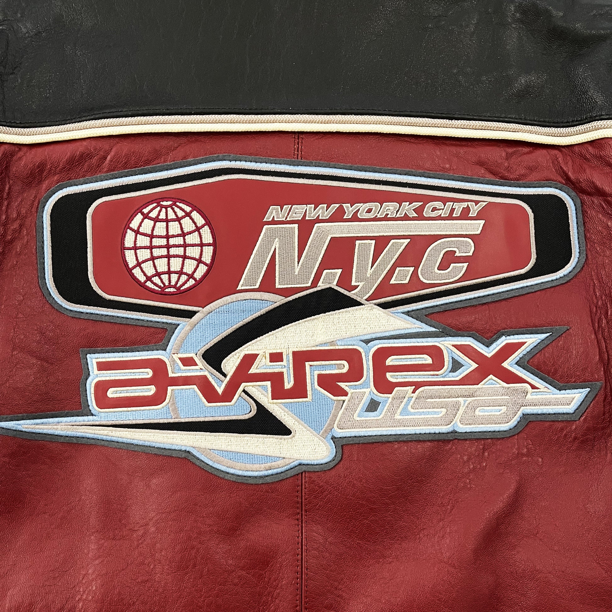 Avirex Leather Varsity Jacket