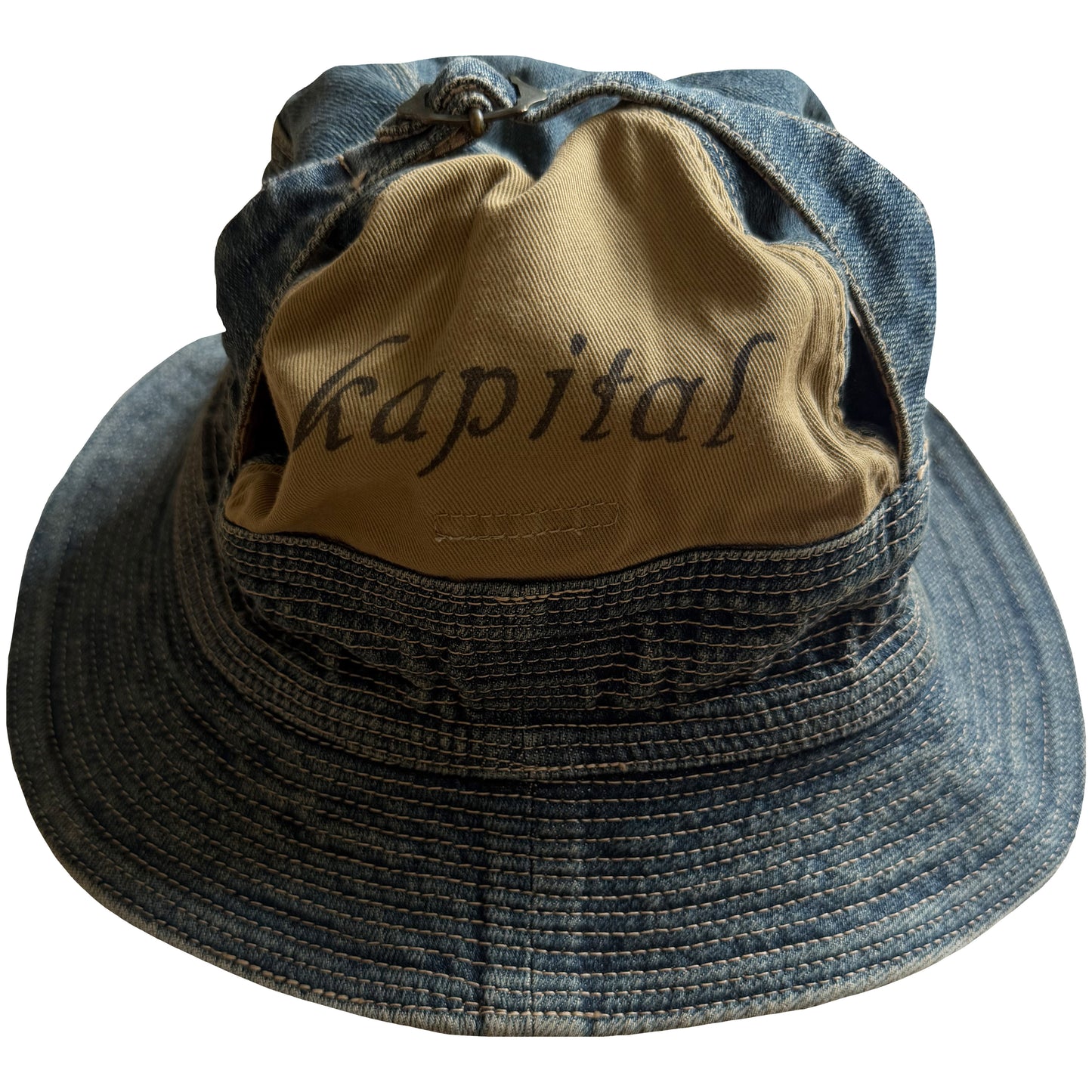 Kapital 'The Old Man & The Sea' Denim Bucket Hat