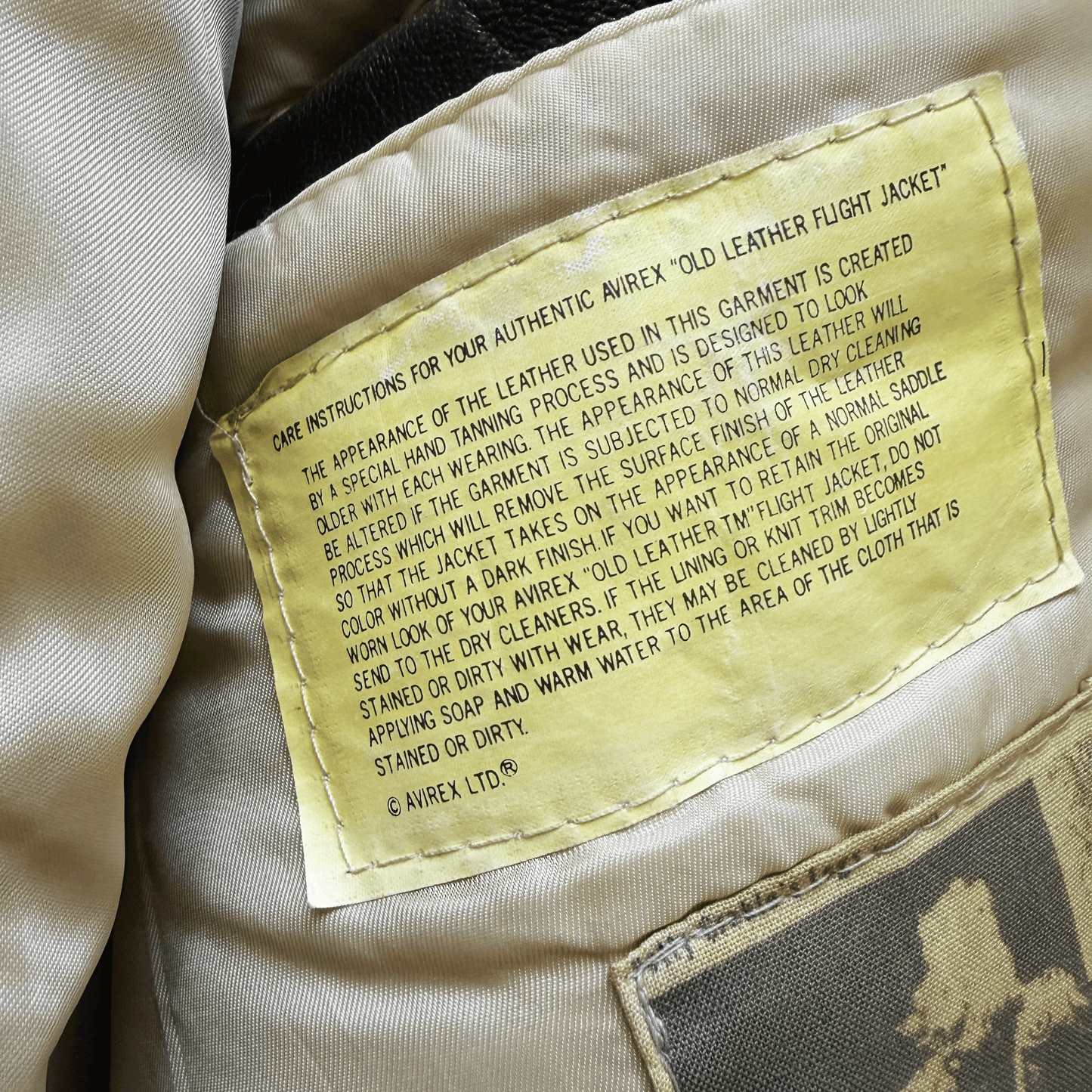 Avirex 'The K.O Kid' A2 Leather Flight Jacket - S / M