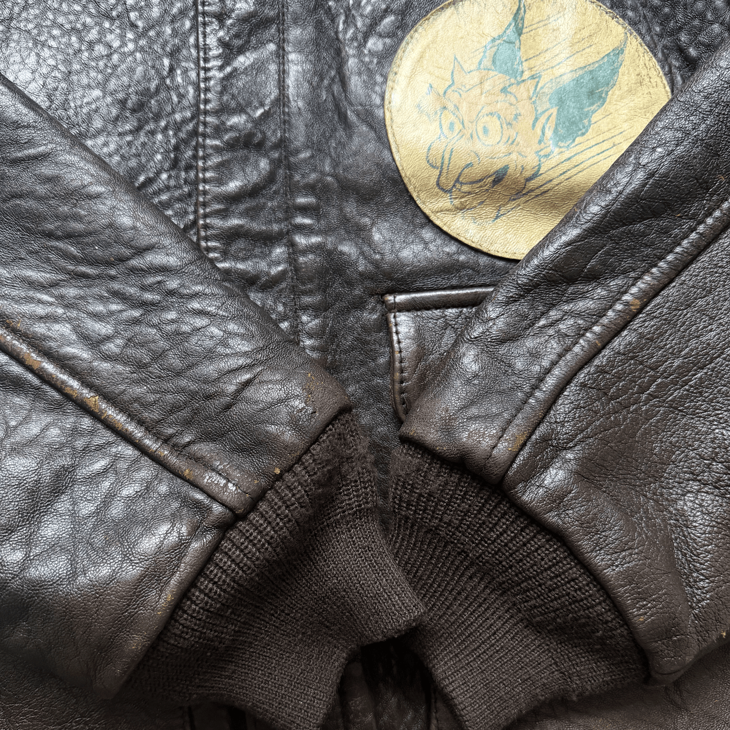 Avirex 'Saipan' 1988 A2 Leather Flight Jacket - S / M