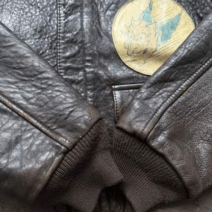 Avirex 'Saipan' 1988 A2 Leather Flight Jacket - S / M