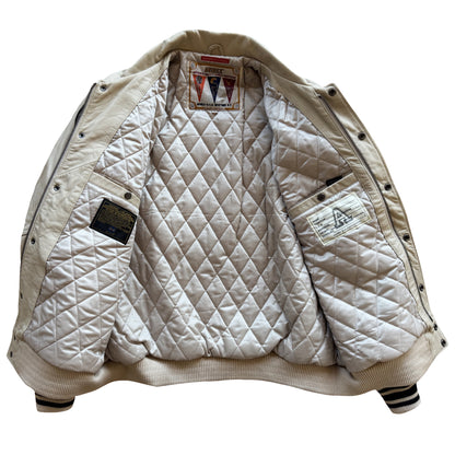 Avirex 'Speed Tigers' Leather Varsity Jacket - XL