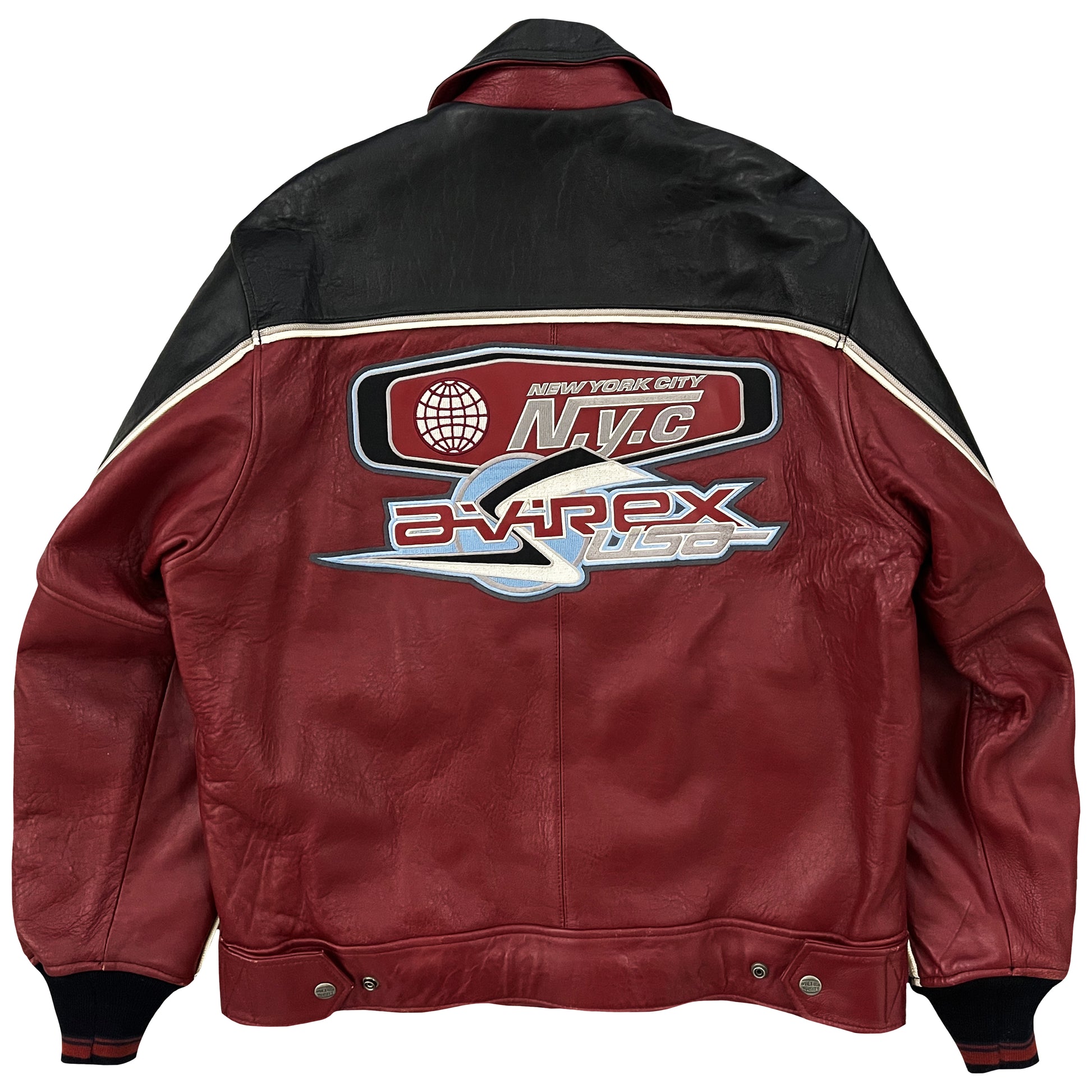 Avirex Leather Varsity Jacket