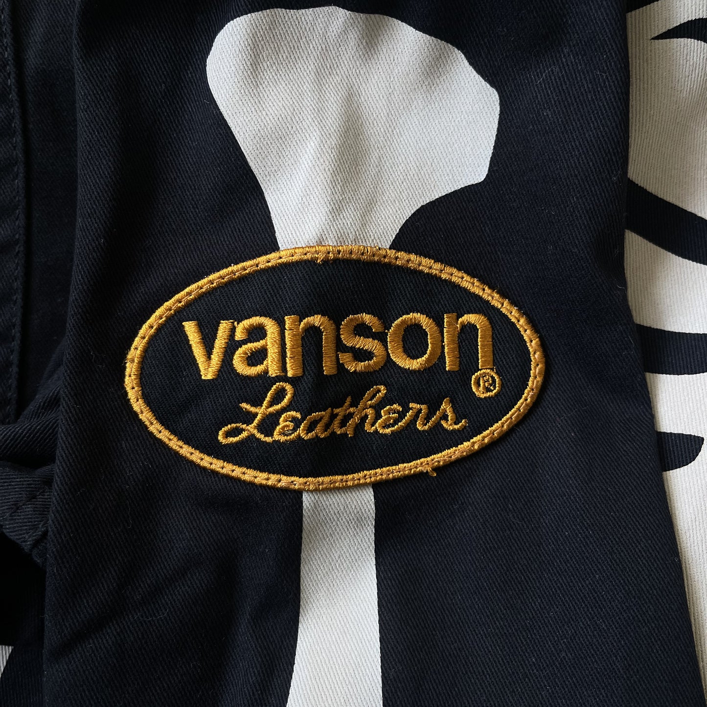 Vanson Leathers Skeleton Overalls - L