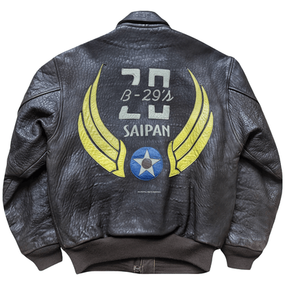 Avirex 'Saipan' 1988 A2 Leather Flight Jacket - S / M