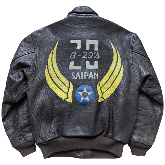 Avirex 'Saipan' 1988 A2 Leather Flight Jacket - S / M