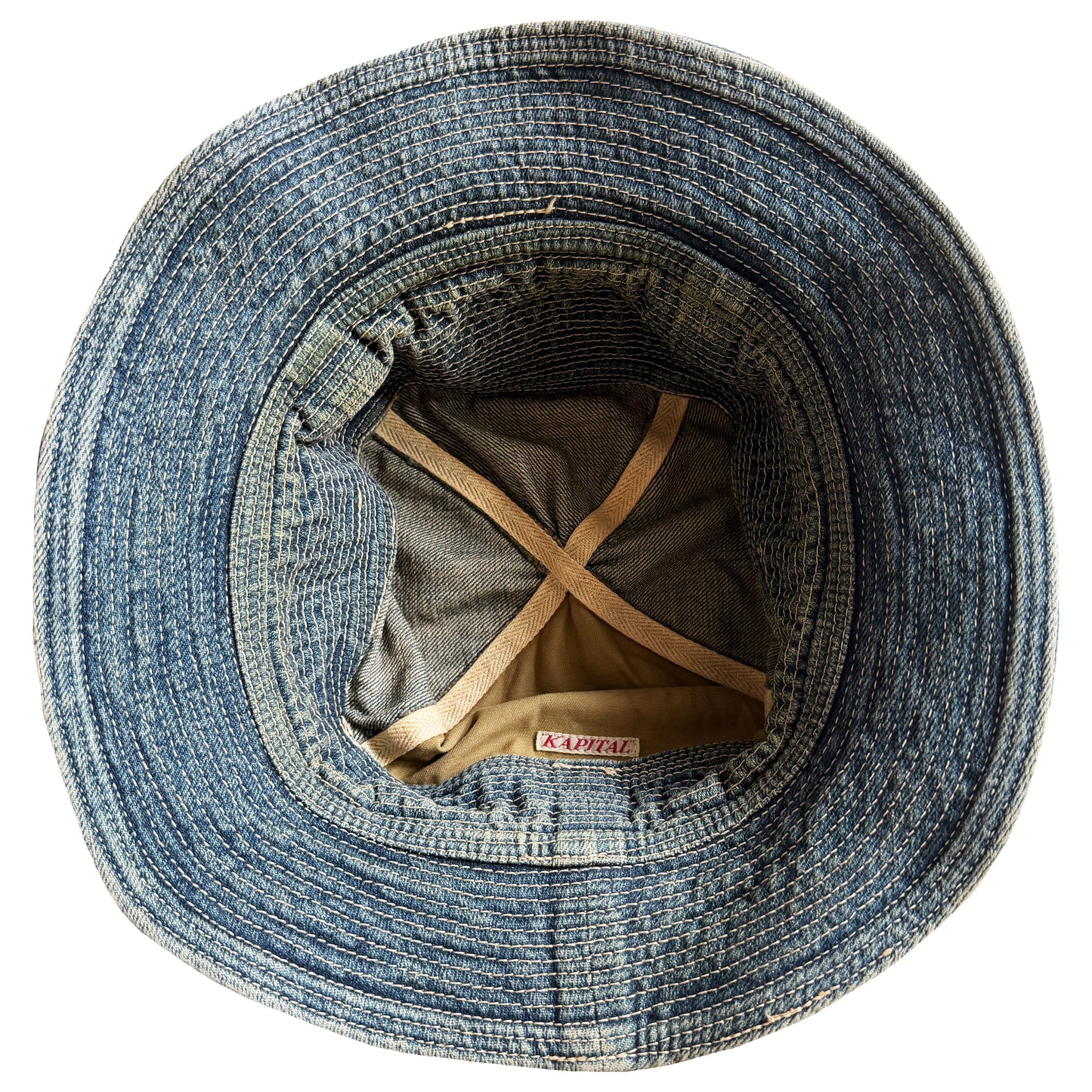 Kapital 'The Old Man & The Sea' Denim Bucket Hat