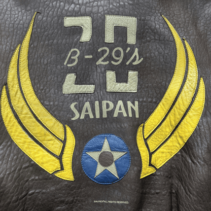 Avirex 'Saipan' 1988 A2 Leather Flight Jacket - S / M