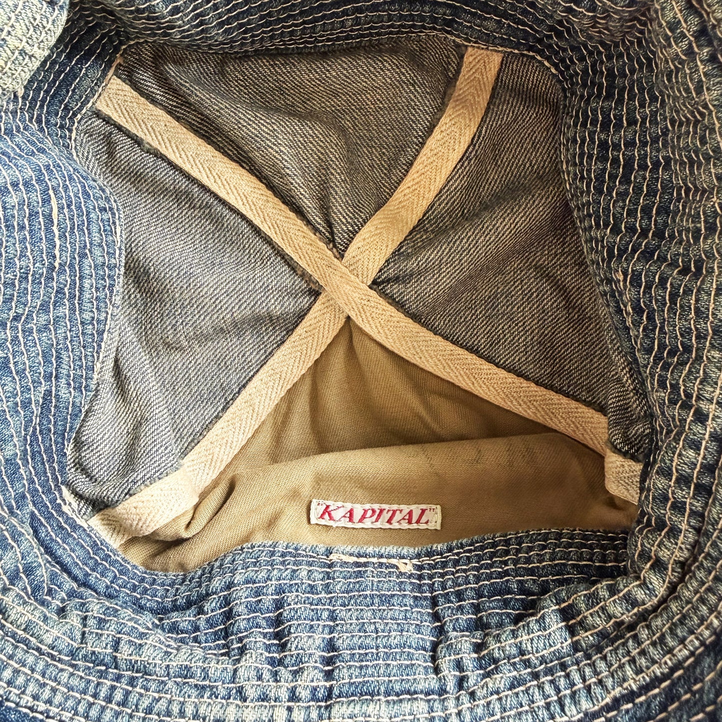Kapital 'The Old Man & The Sea' Denim Bucket Hat