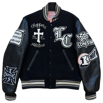 Style Eyes 'Lonestar Choppers MC' Varsity Jacket - M / L